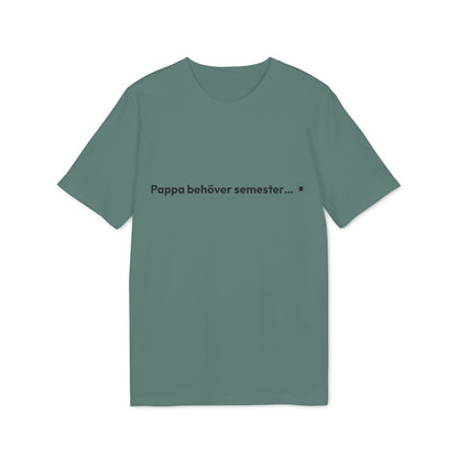 Pappa semester t-shirt premium – Grön
