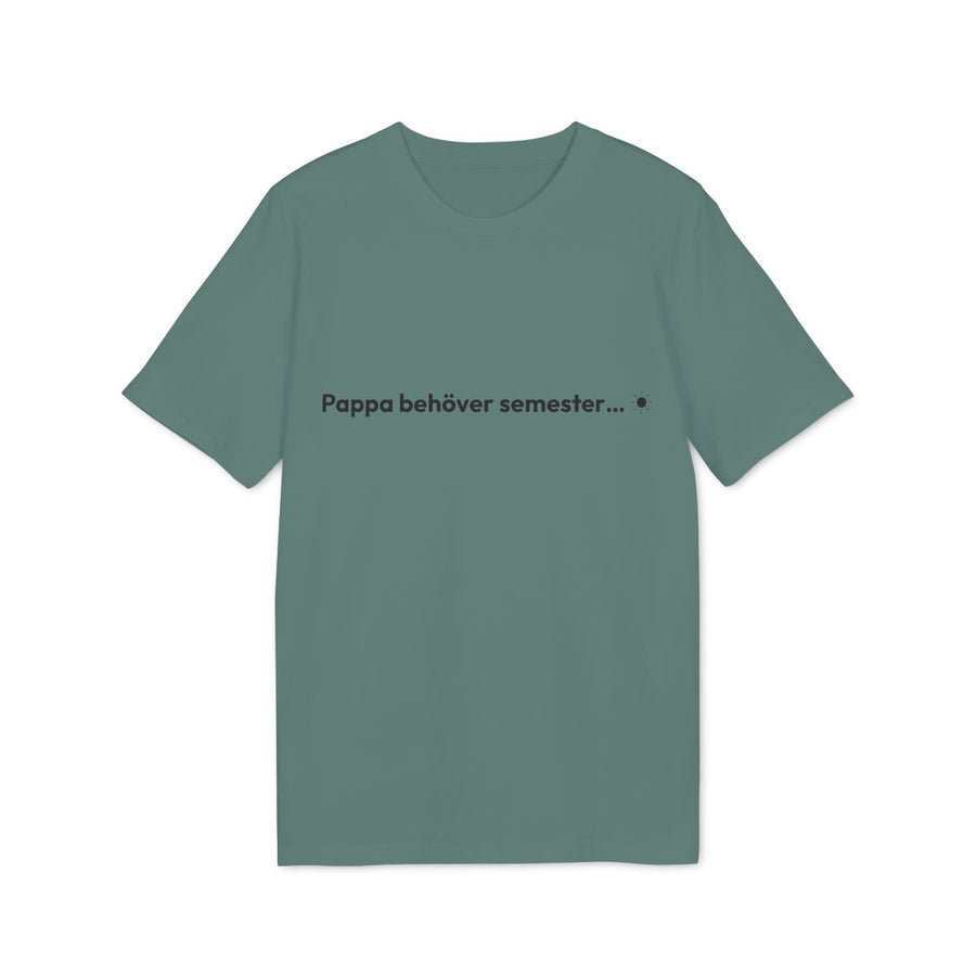 Pappa semester t-shirt premium – Grön