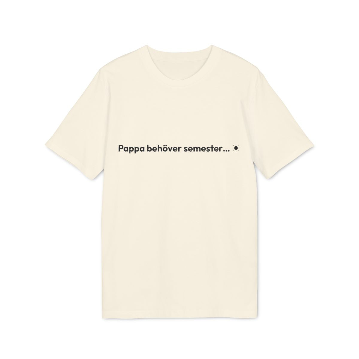 Pappa semester t-shirt premium – Naturvit