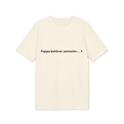 Pappa semester t-shirt premium – Naturvit