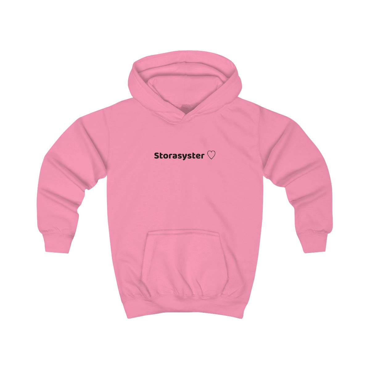 Storasyster ♡ hoodie barn – Candyfloss Pink