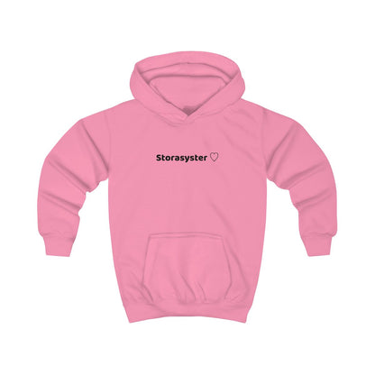 Storasyster ♡ hoodie barn – Candyfloss Pink