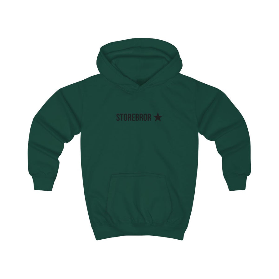 Storebror ★ hoodie barn – Flaskgrön