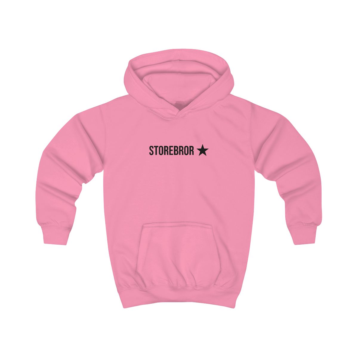 Storebror ★ hoodie barn – Candyfloss Pink