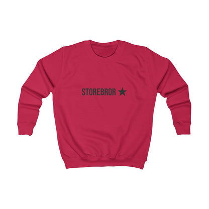 Storebror ★ sweatshirt barn – Eldröd