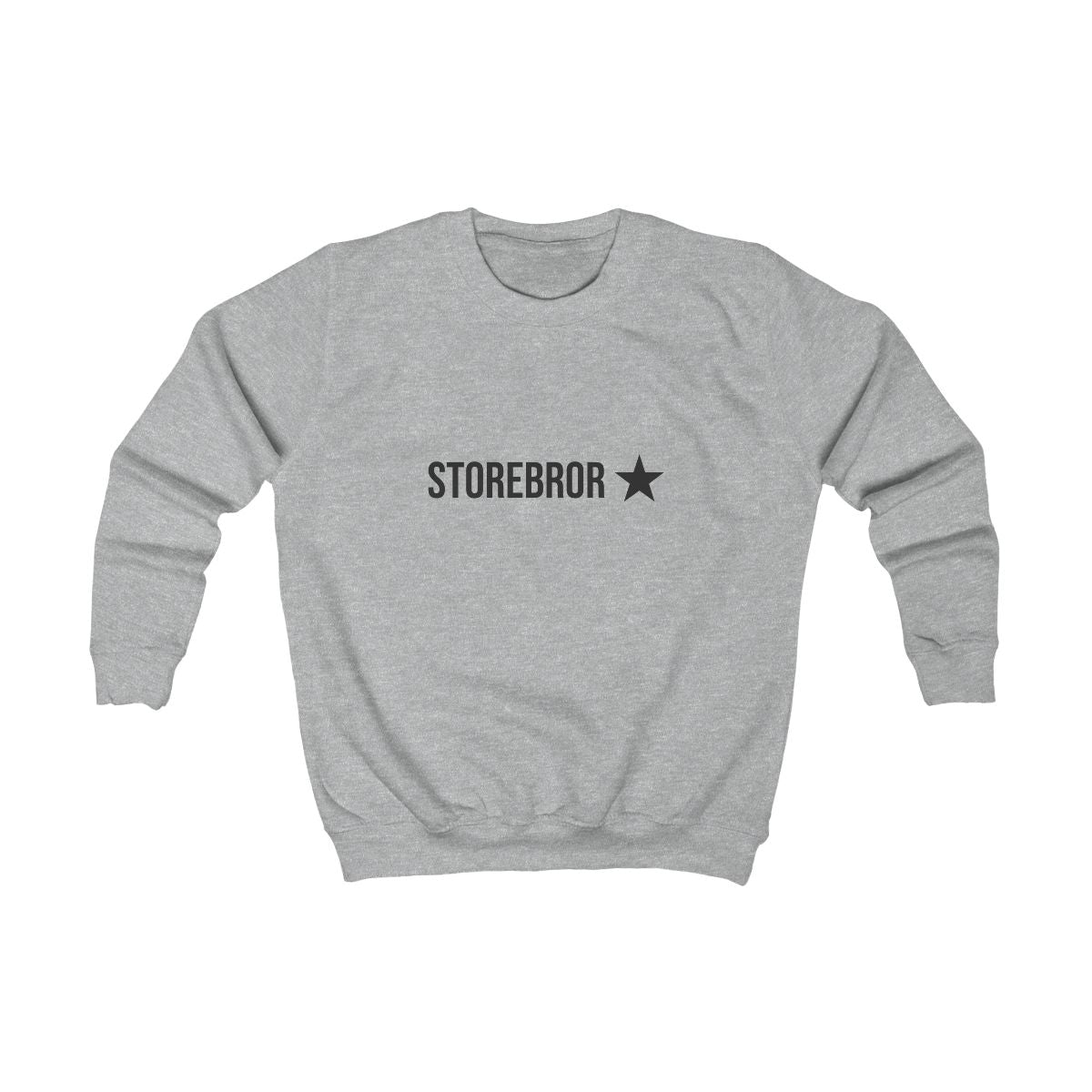 Storebror ★ sweatshirt barn – Gråmelerad
