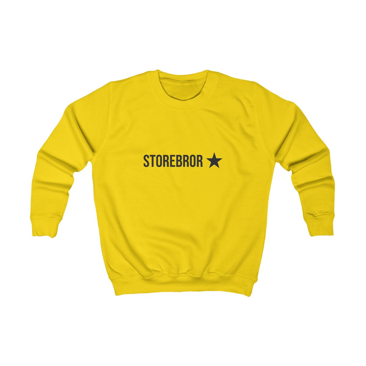 Storebror ★ sweatshirt barn – Solgul