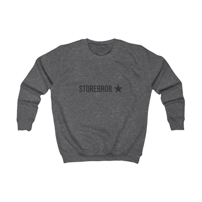 Storebror ★ sweatshirt barn – Kolgrå