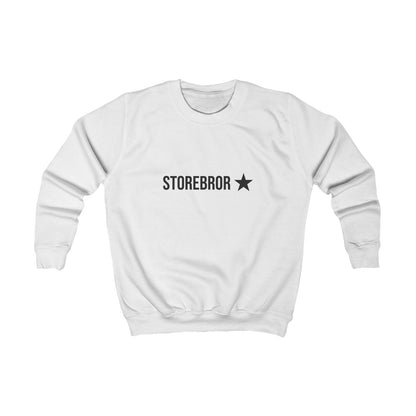 Storebror ★ sweatshirt barn – Arktisk vit