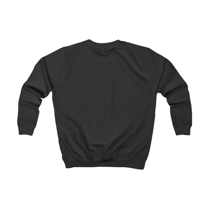 Sweatshirt barn – Kolsvart – baksida