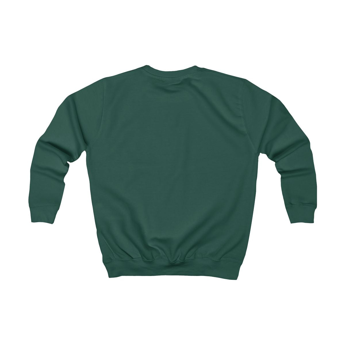 Sweatshirt barn – Flaskgrön – baksida