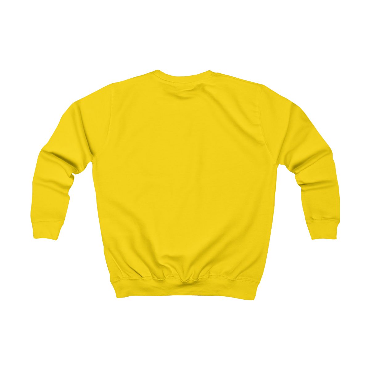 Sweatshirt barn – Solgul – baksida