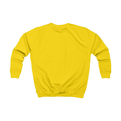 Sweatshirt barn – Solgul – baksida
