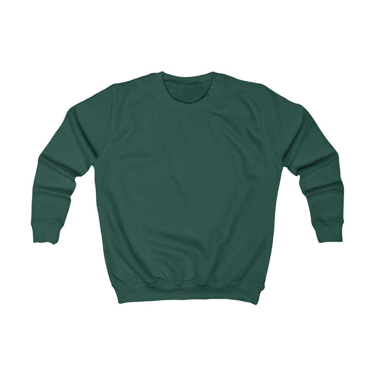 Sweatshirt barn – Flaskgrön