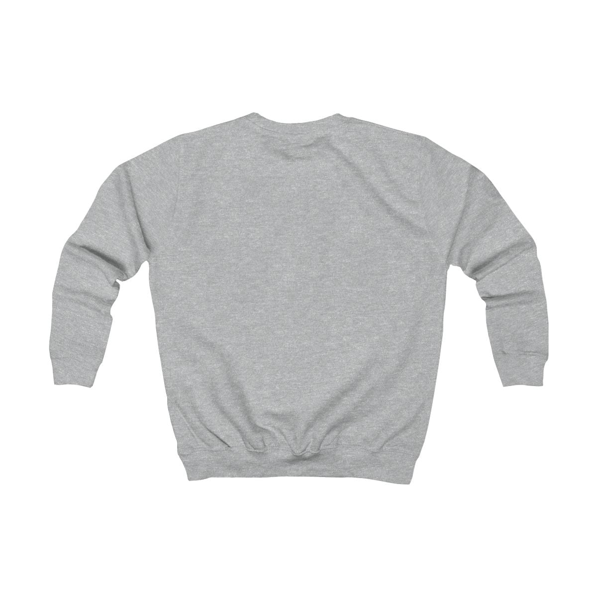 Sweatshirt barn – Gråmelerad – baksida