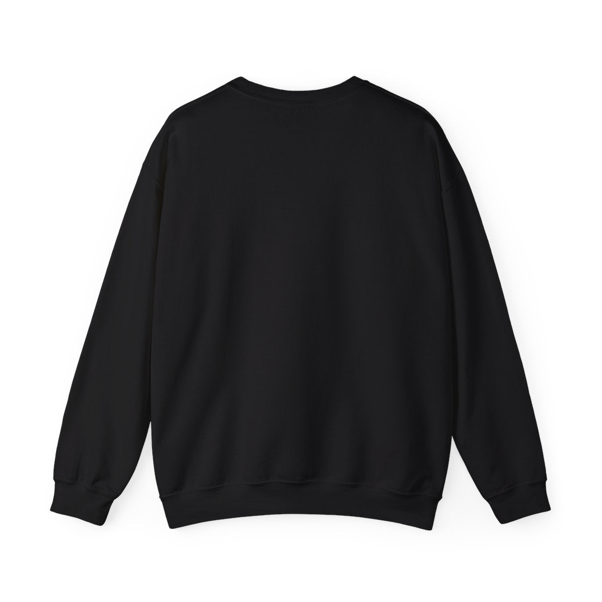 Sweatshirt vuxen – Svart – baksida