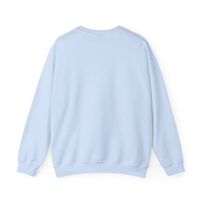Sweatshirt vuxen – Ljusblå – baksida