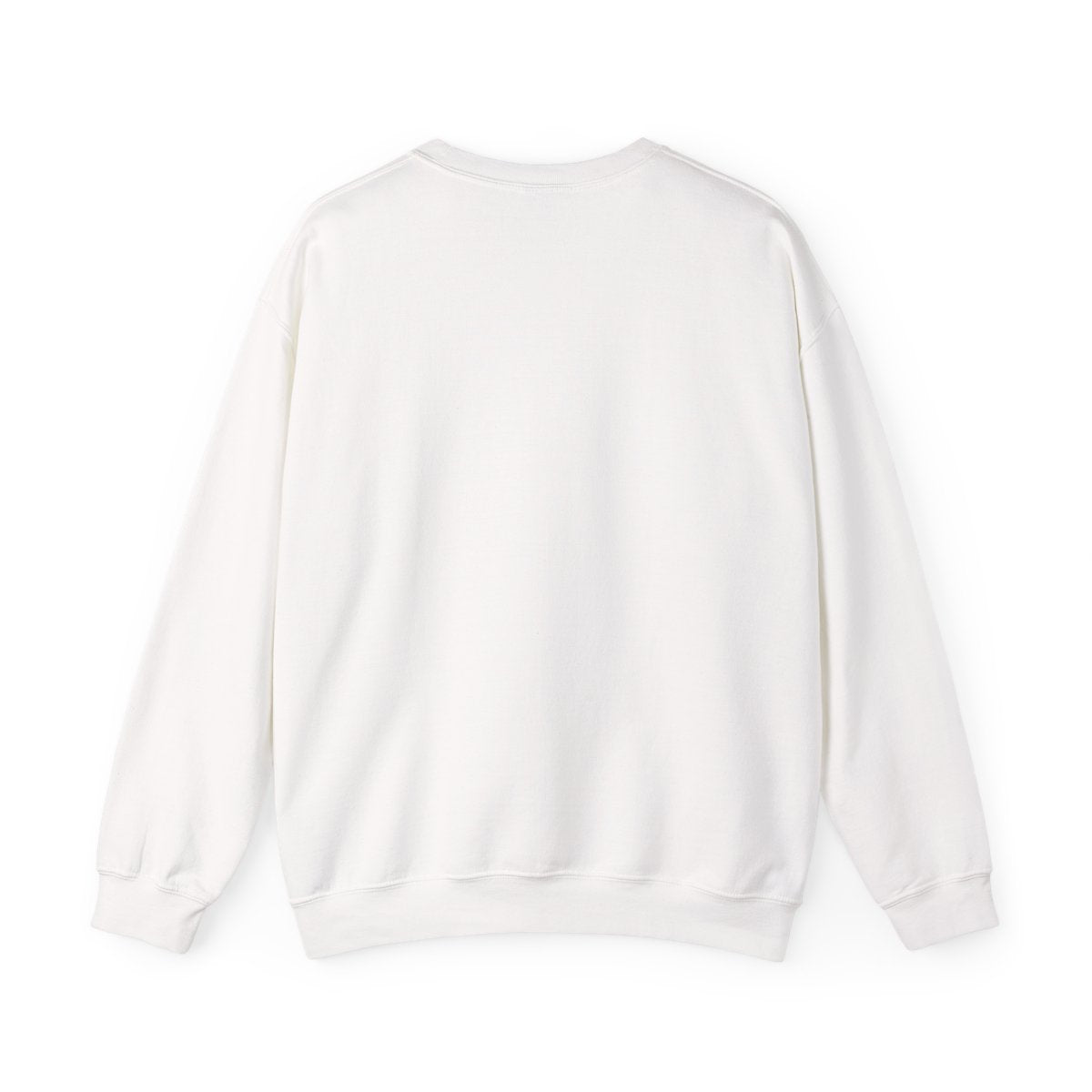 Sweatshirt vuxen – Vit – baksida