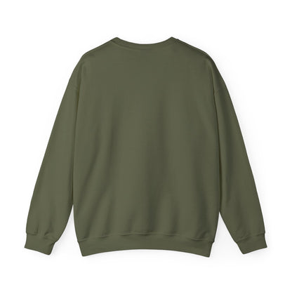 Sweatshirt vuxen – Militärgrön – baksida