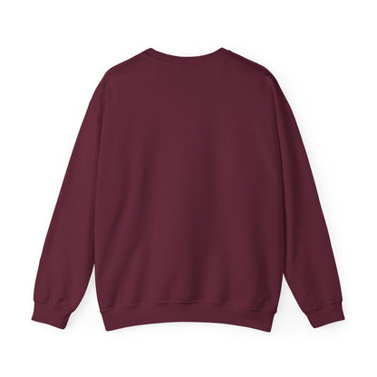 Sweatshirt vuxen – Vinröd – baksida