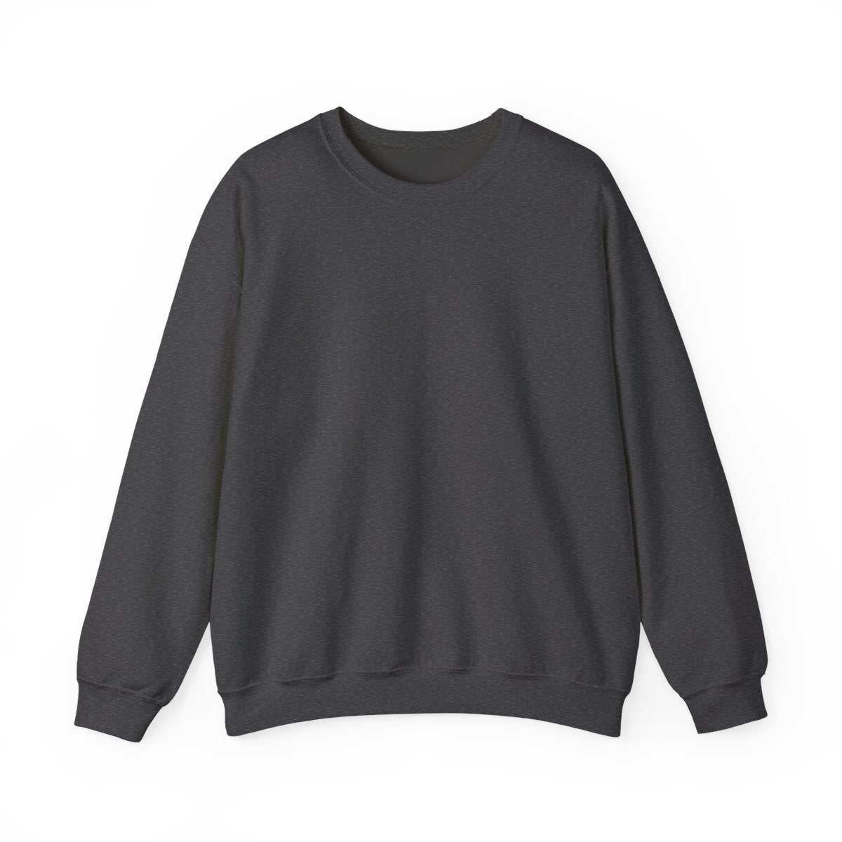 Sweatshirt vuxen – Mörk gråmelerad