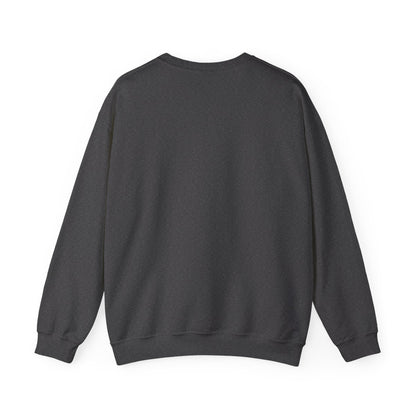 Sweatshirt vuxen – Mörk gråmelerad – baksida