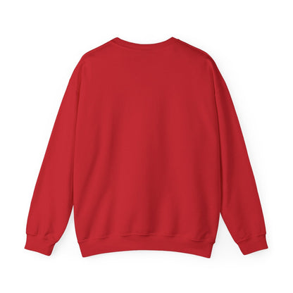 Sweatshirt vuxen – Röd – baksida