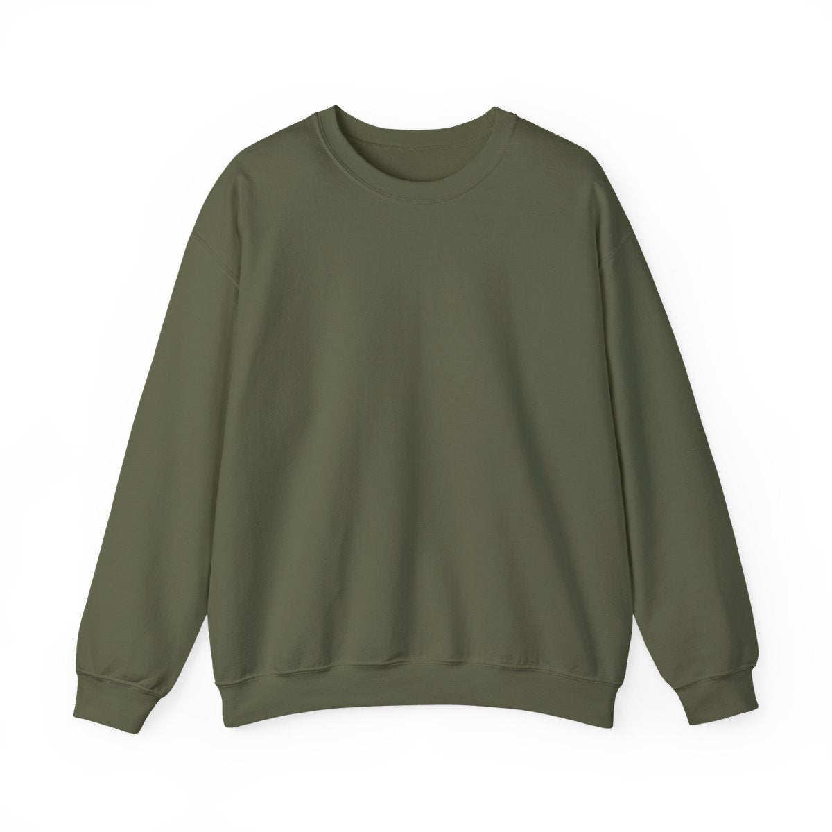 Sweatshirt vuxen – Militärgrön