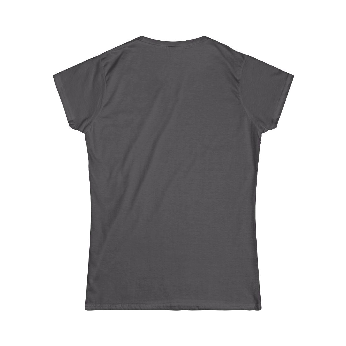 T-shirt dam – Kolgrå – baksida