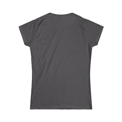 T-shirt dam – Kolgrå – baksida