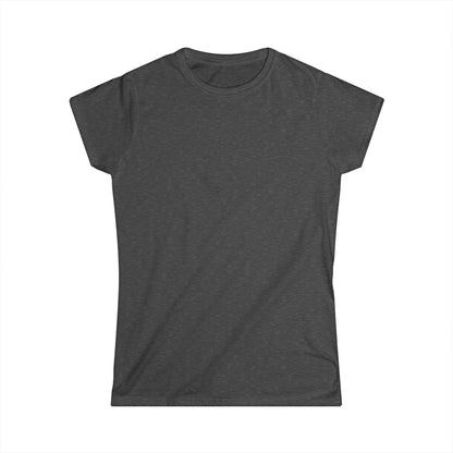T-shirt dam – Mörk gråmelerad
