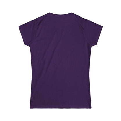T-shirt dam – Lila – baksida