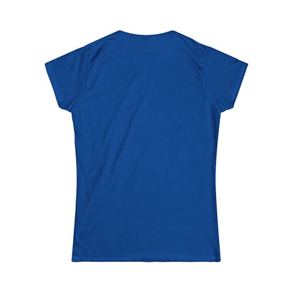 T-shirt dam – Kungsblå – baksida