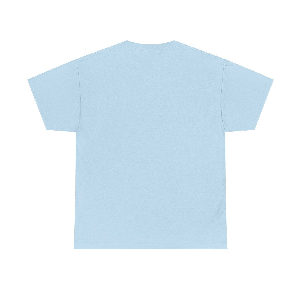 T-shirt vuxen – Ljusblå – baksida