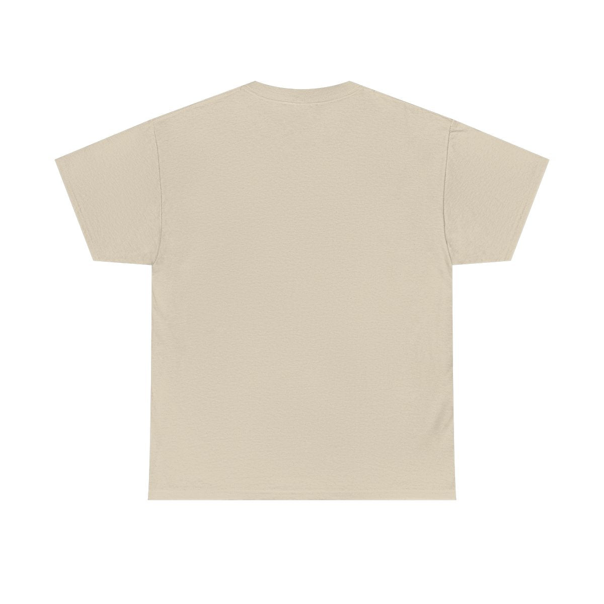 T-shirt vuxen – Sand – baksida