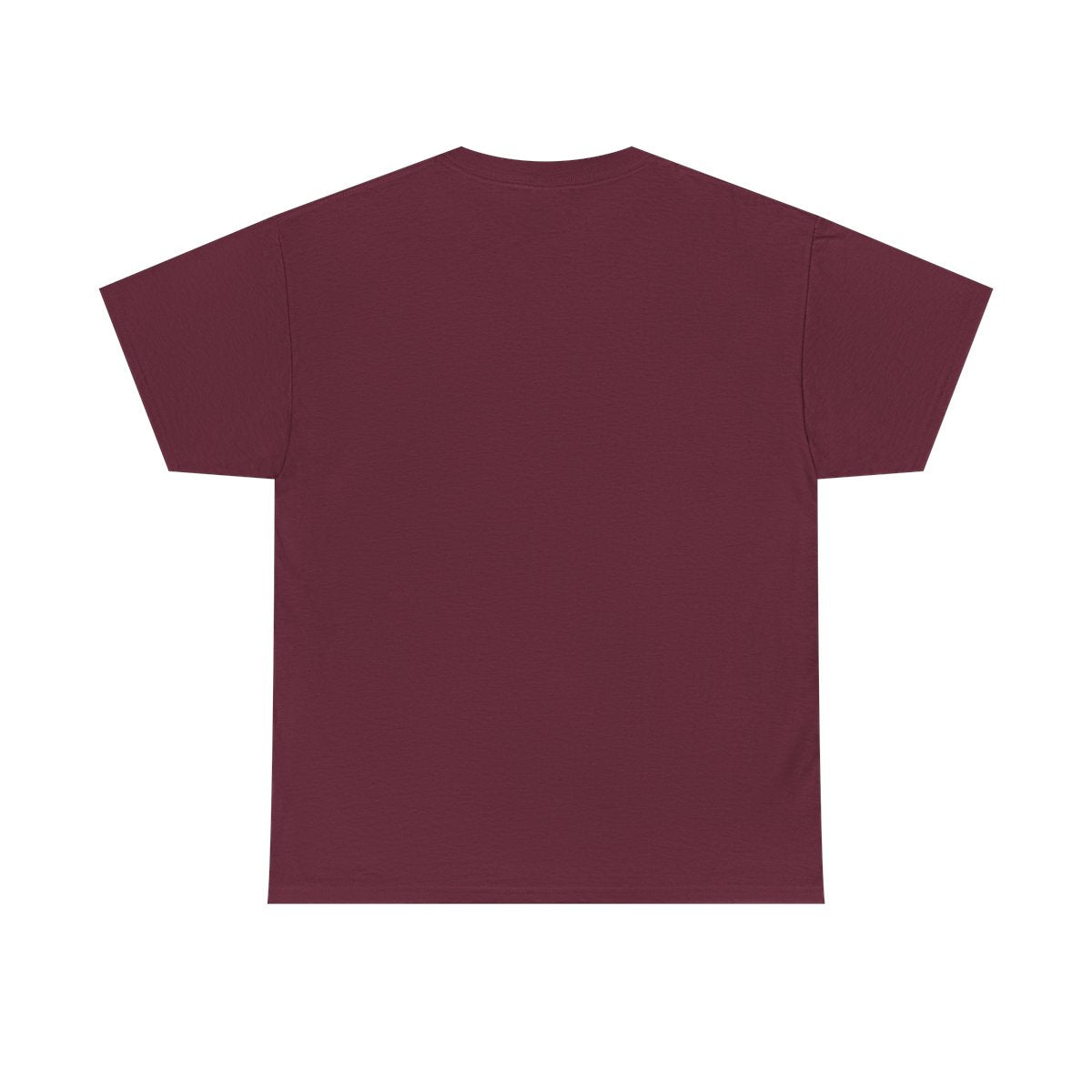 T-shirt vuxen – Vinröd – baksida