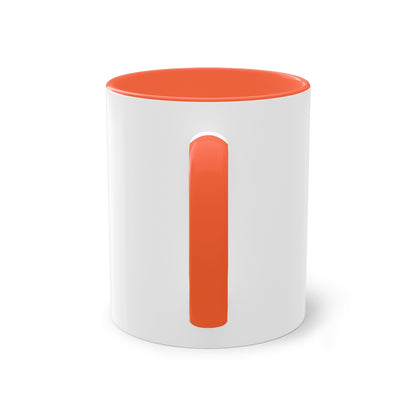 Tvåfärgad mugg – Orange – baksida