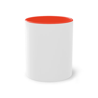 Tvåfärgad mugg – Röd