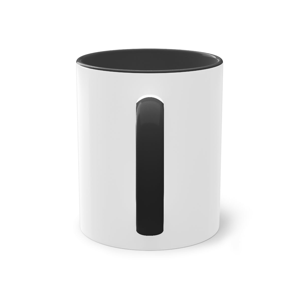 Tvåfärgad mugg – Svart – baksida