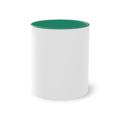 Tvåfärgad mugg – Mörkgrön