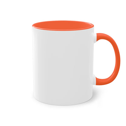 Tvåfärgad mugg – Orange – höger sida